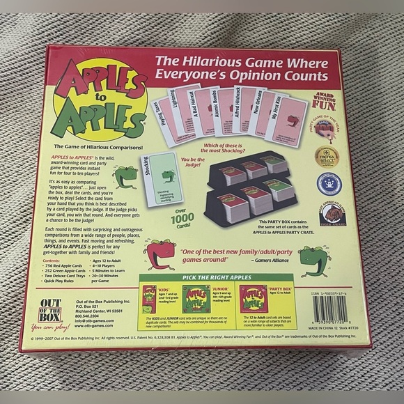Apples to Apples Party Box Game - Red and Green - Picture 4 of 8